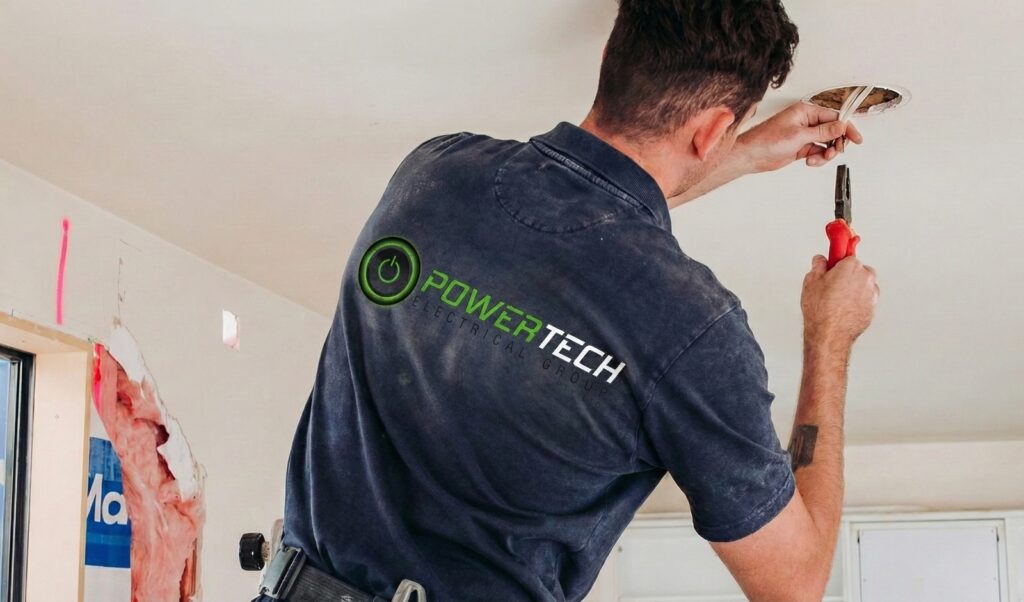 electrician-installing-circuit-tracer-in-ceiling-light